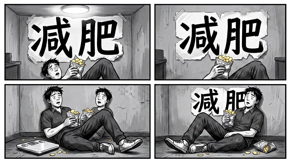 彻底摆烂，继续吃吧