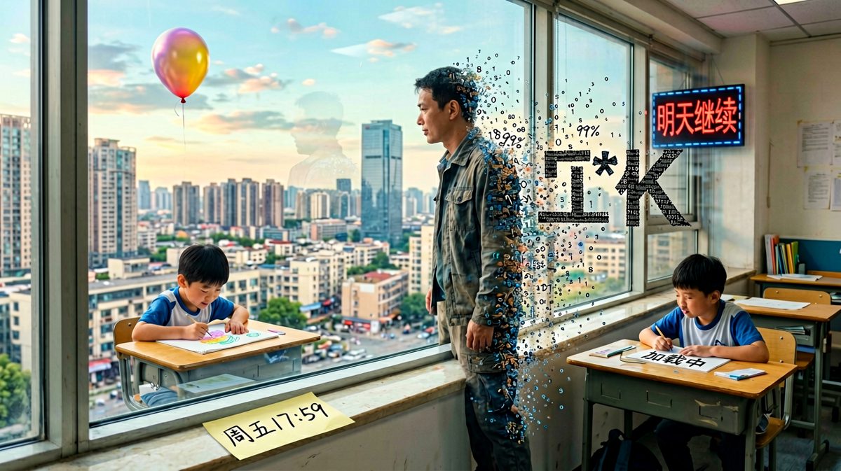 打工打到连自己都认不出了