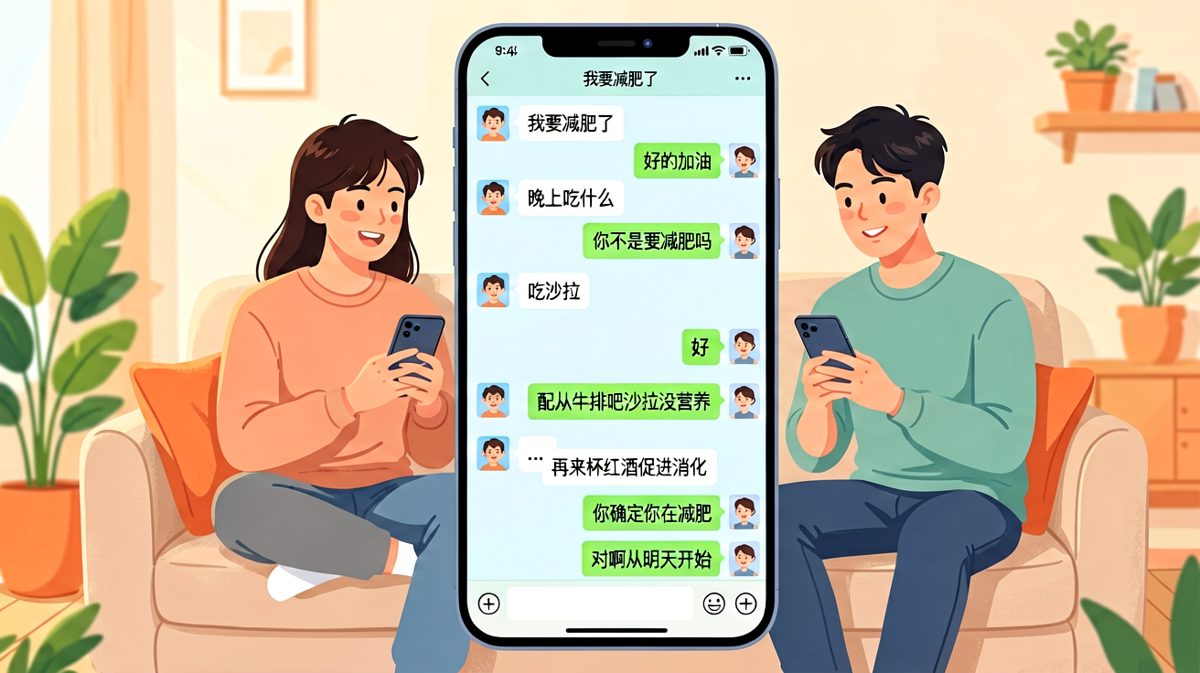 减肥从明天开始——每次说要减肥的人，从来都只是说说而已