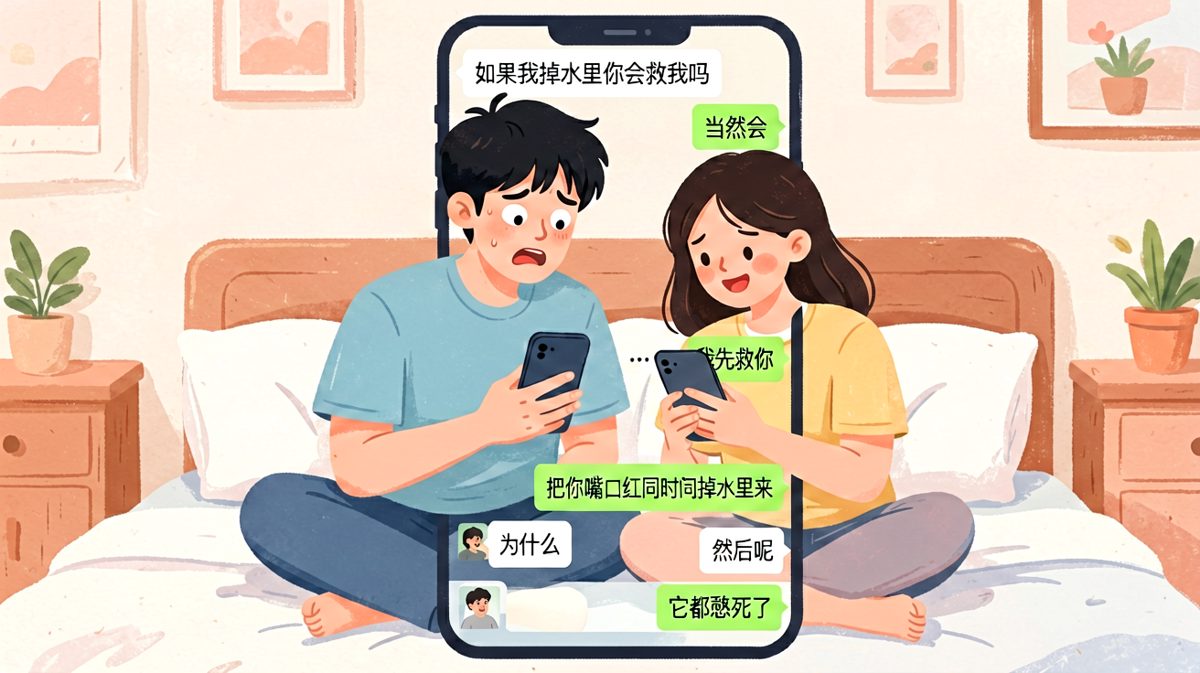 直男的求生欲：口红憋死了，得救！