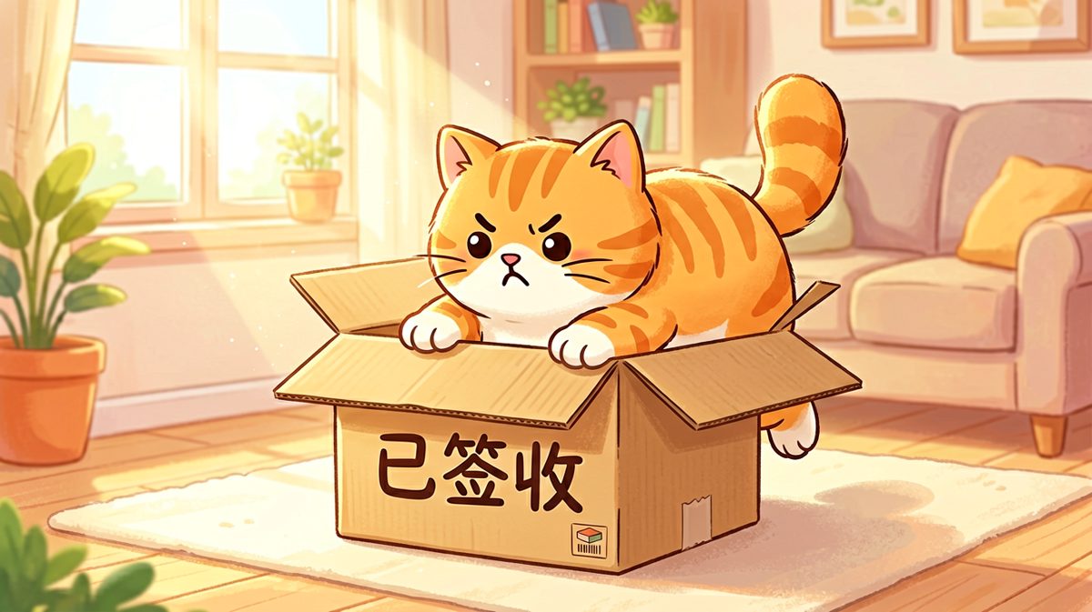 猫：只要我够努力，箱子就会为我变大……大概吧。