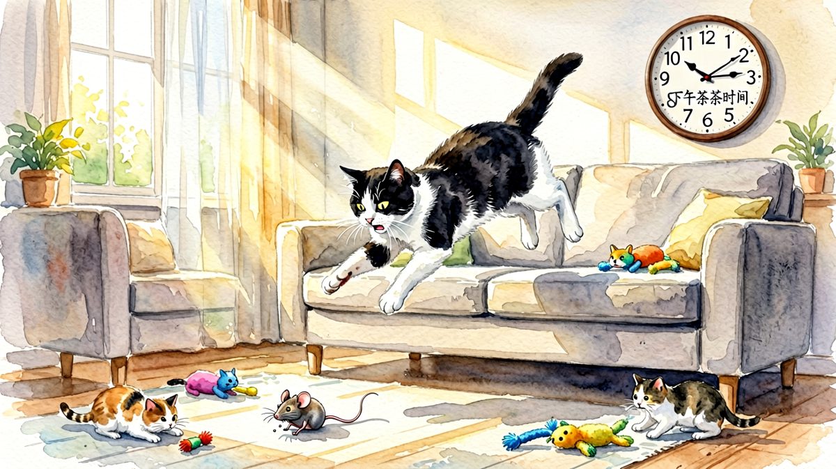 猫：起飞是本能，降落才是技术活……救命啊！！！