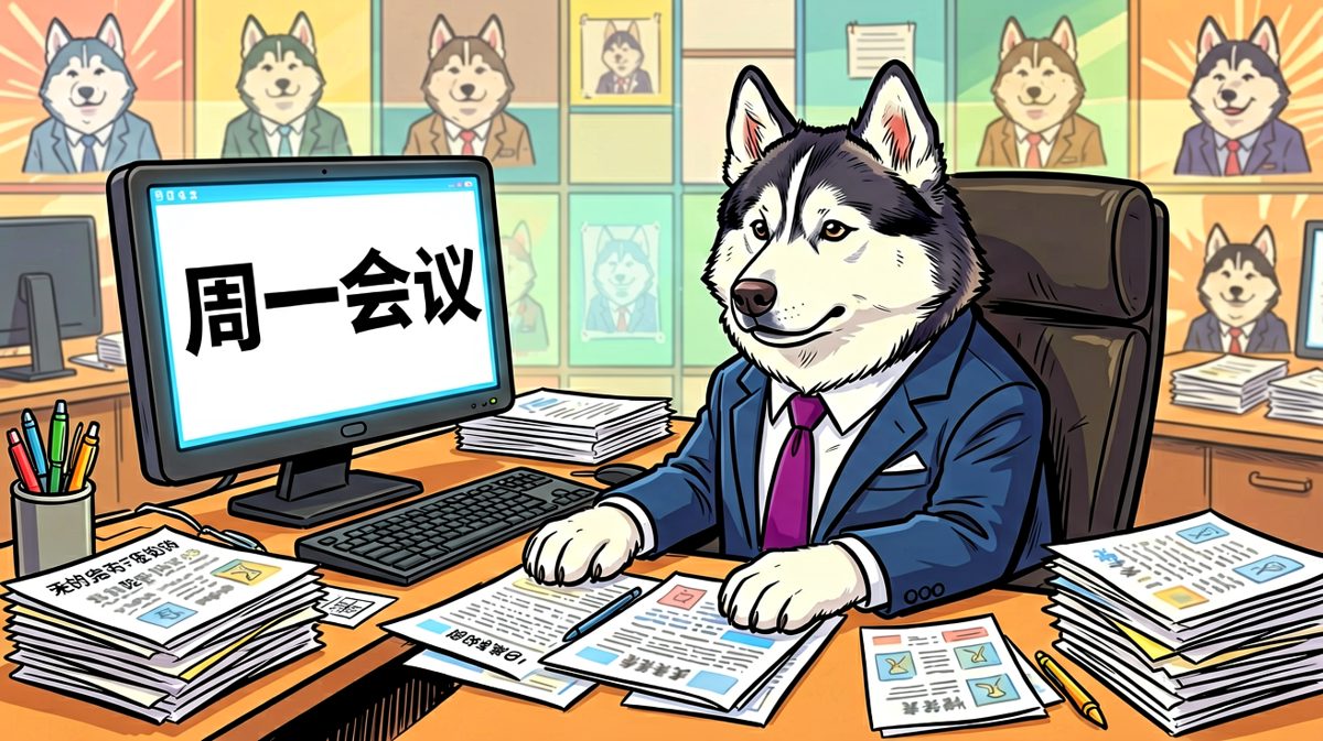 周一早上我的灵魂还在被窝里