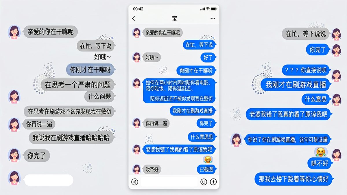 直男的求生欲全没了
