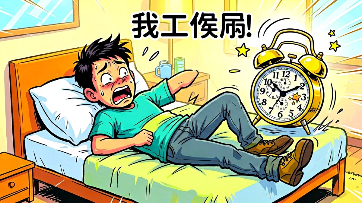 周一闹钟：起来打工了！我：不要啊！