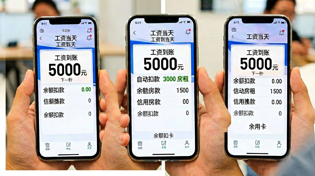 工资刚到手就消失术