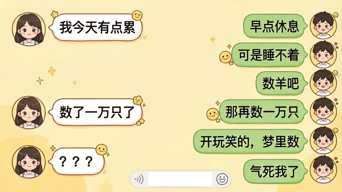 数羊攻略失败，直男补救话术翻车