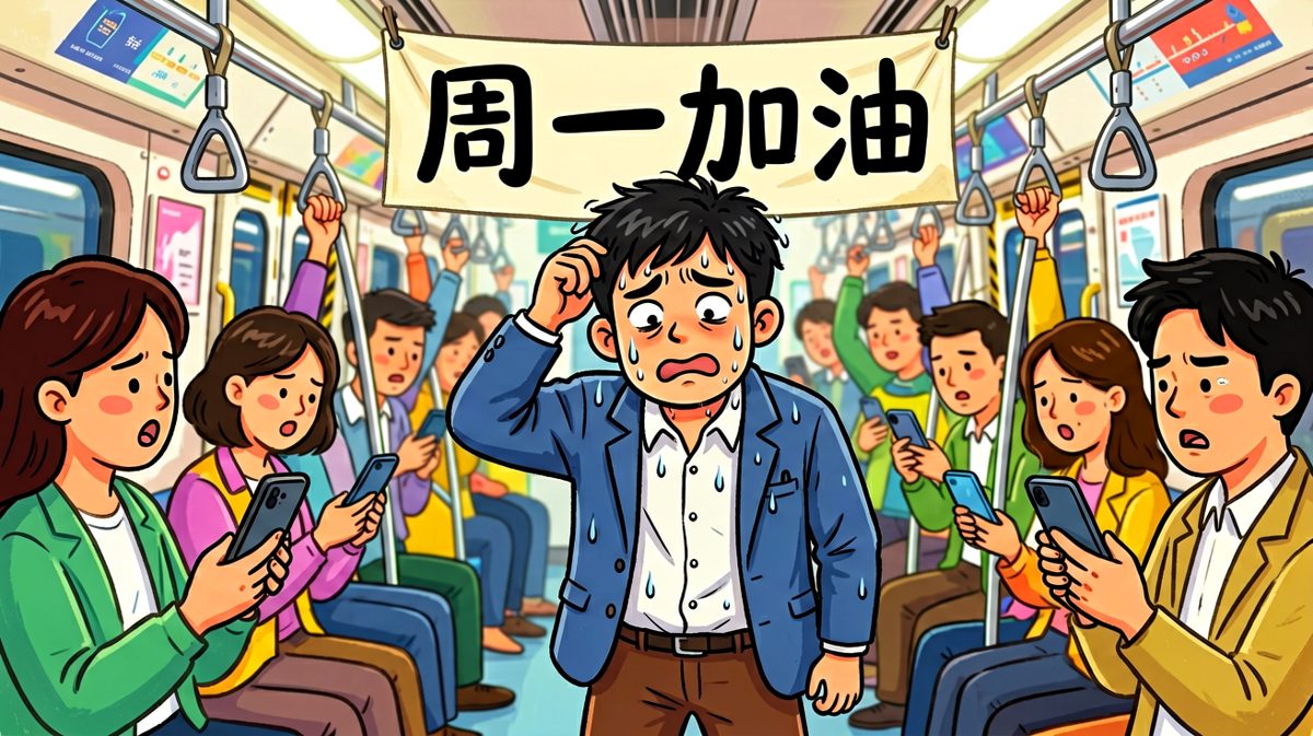 周一早高峰：灵魂还留在床上
