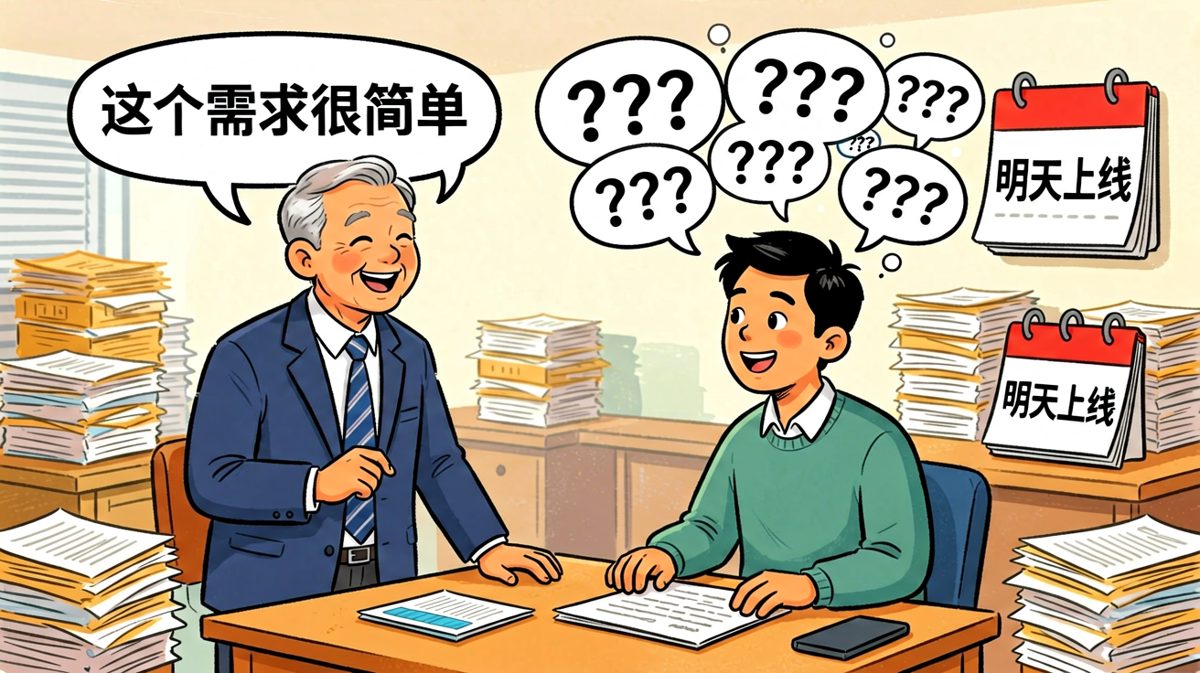 当老板说'很简单'的那一刻