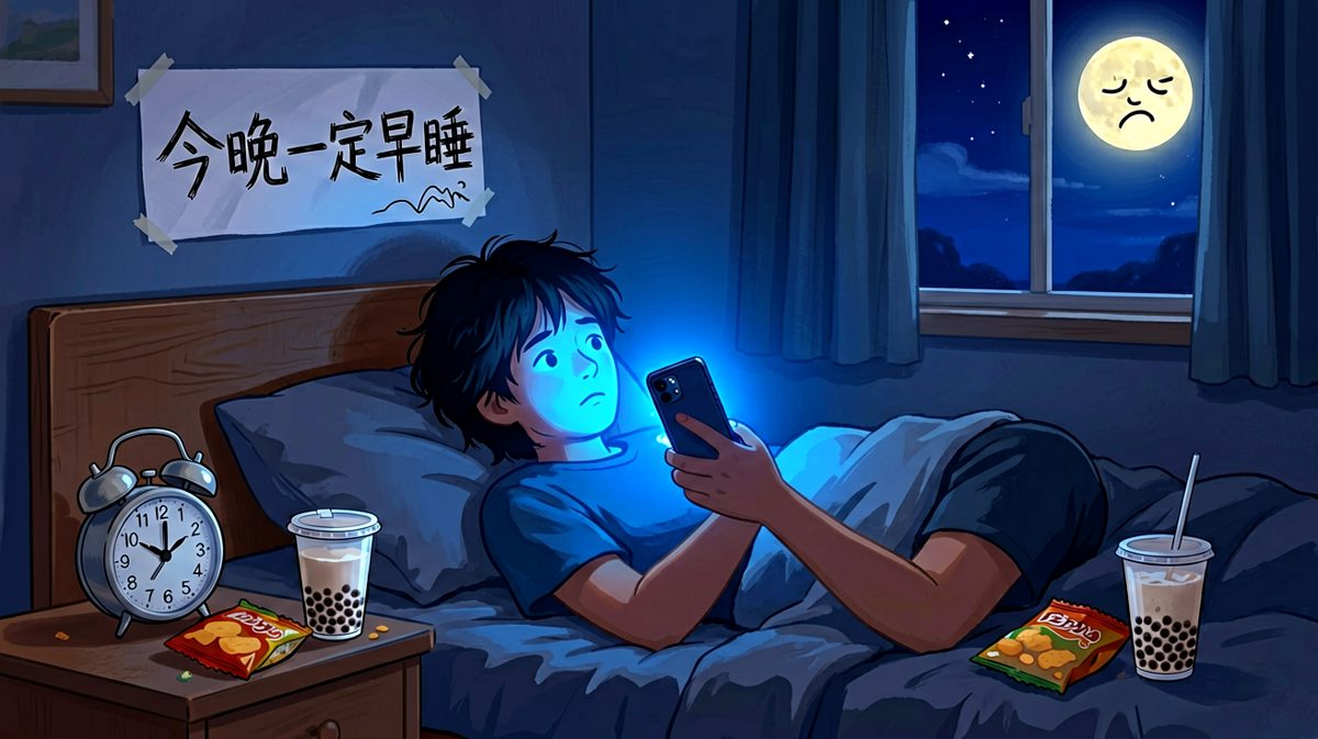 凌晨三点：今晚一定早睡——从明天开始