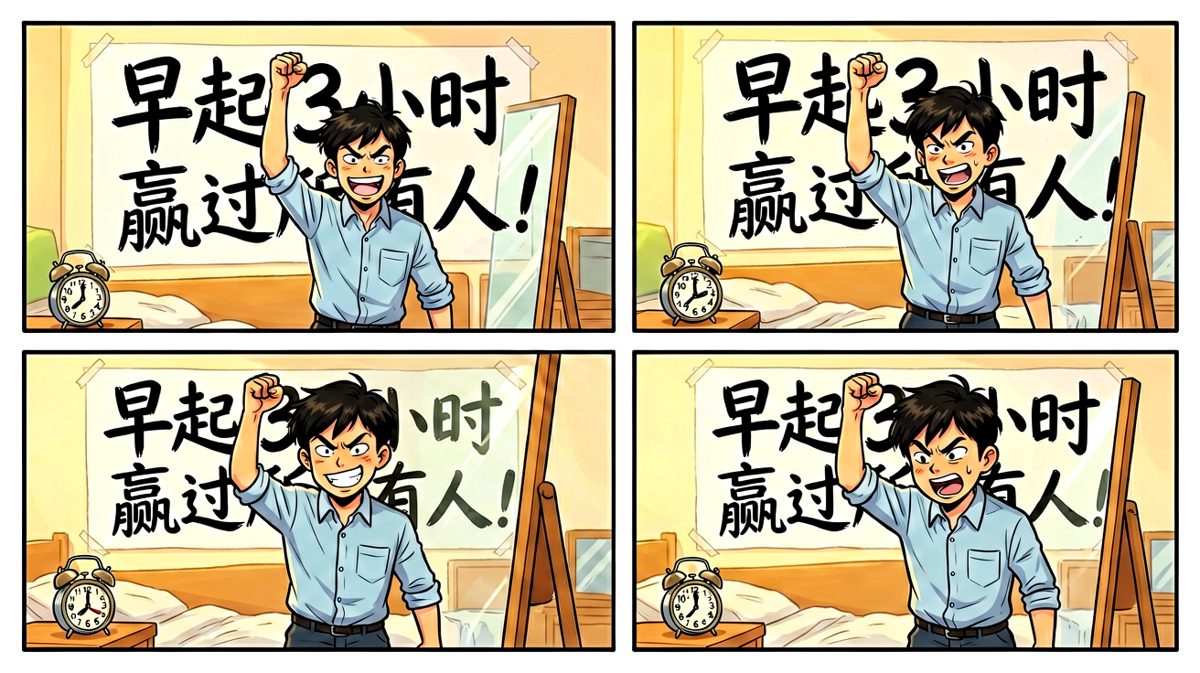 雄心勃勃的起床宣言