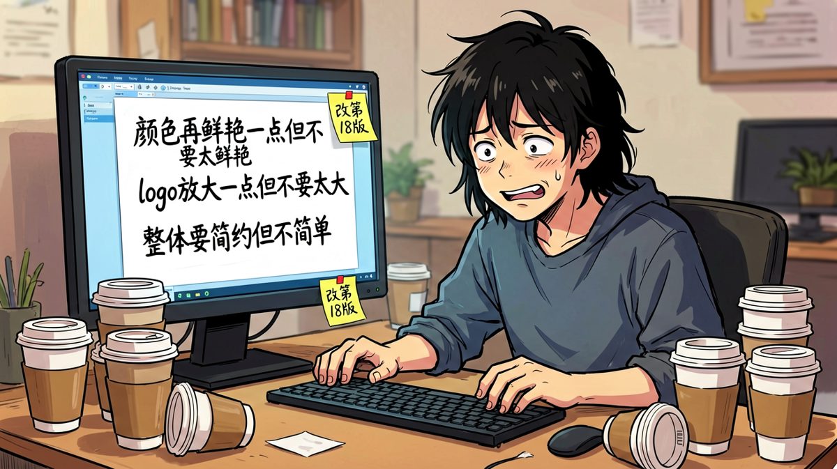 甲方说'差不多就行'的那一刻，我的人生到达了巅峰