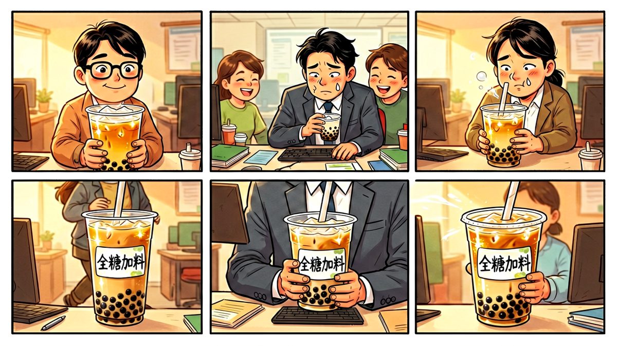 奶茶诱惑突然来袭