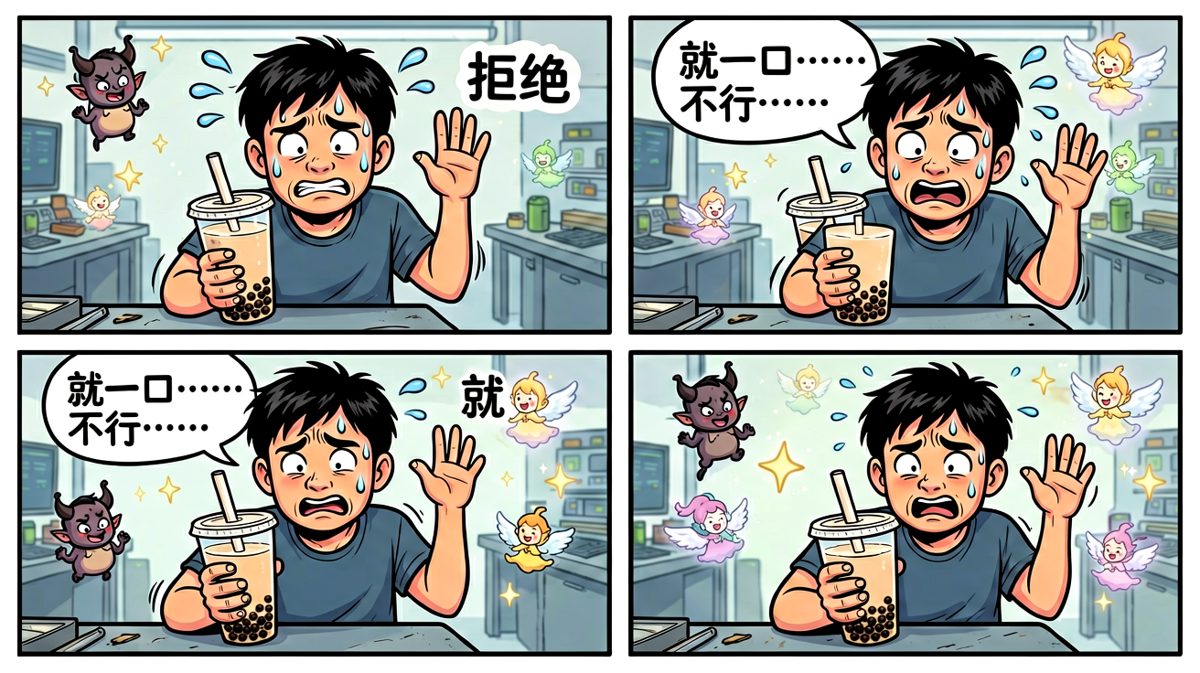 内心挣扎，天人交战