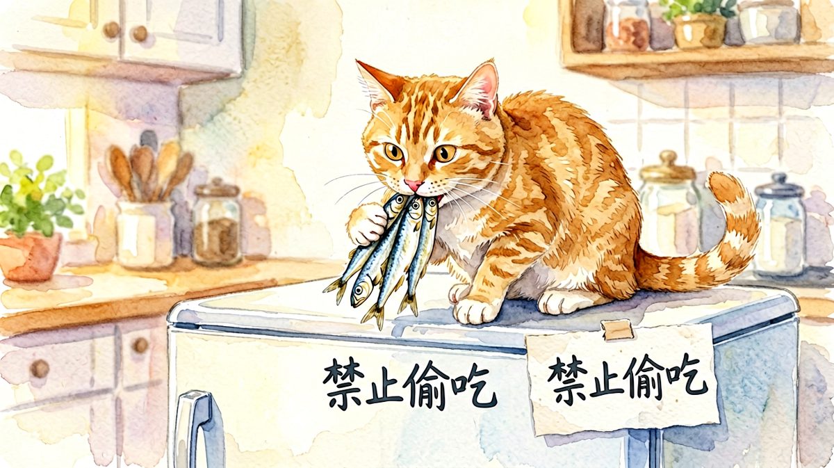 猫咪以为背对主人就万事大吉了