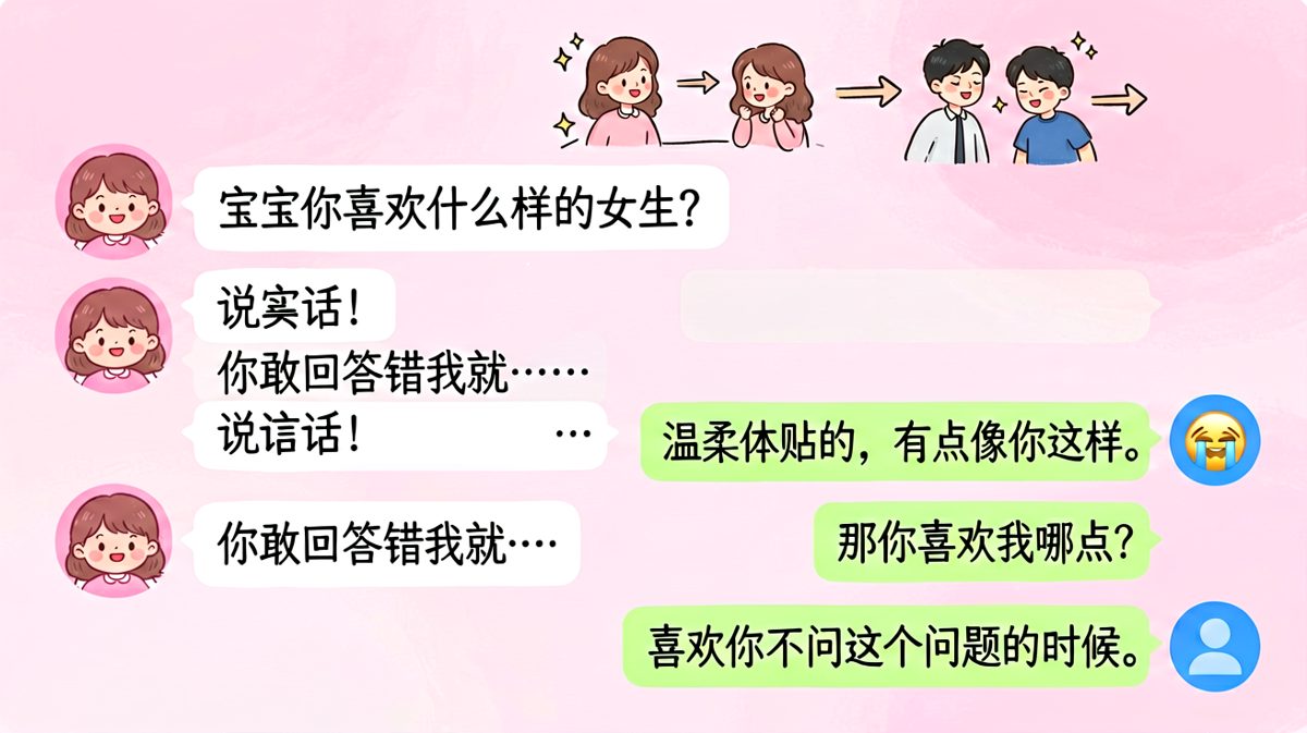 恋爱送命题：男友一句话让女生当场泪崩（笑崩）