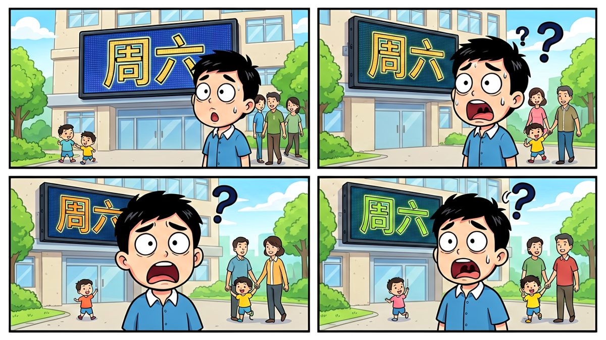 原来今天是周六……