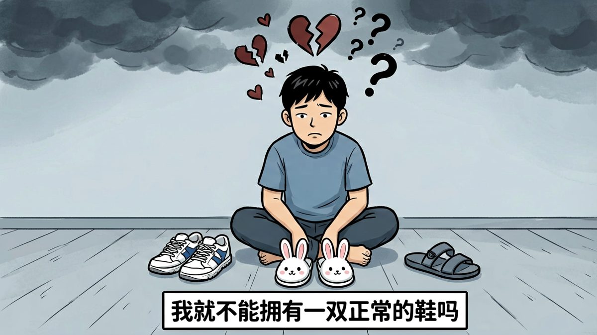 三双鞋，三种命运，一个被生活击垮的我。