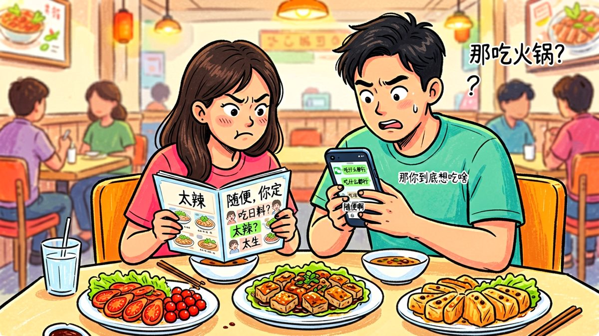 "随便"是情侣间最危险的词汇
