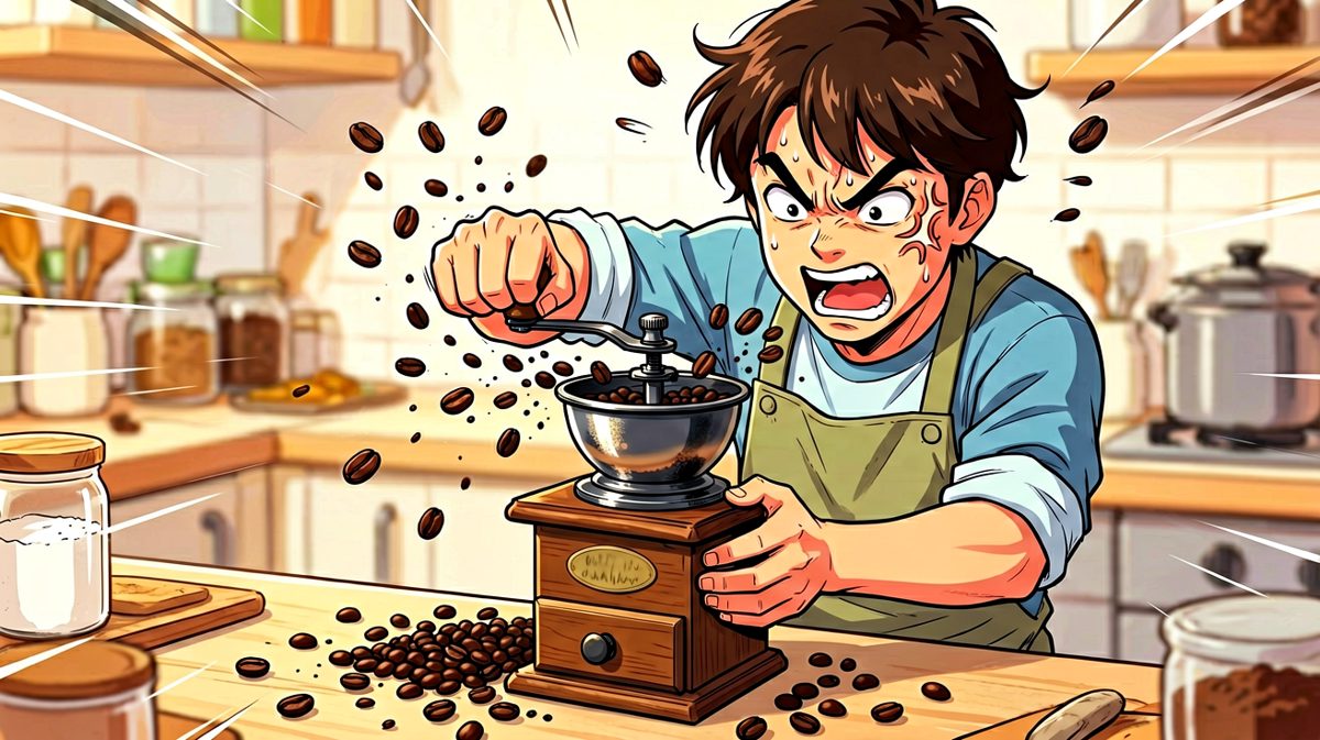 第二格：磨豆子而已，怎么可能出错！
