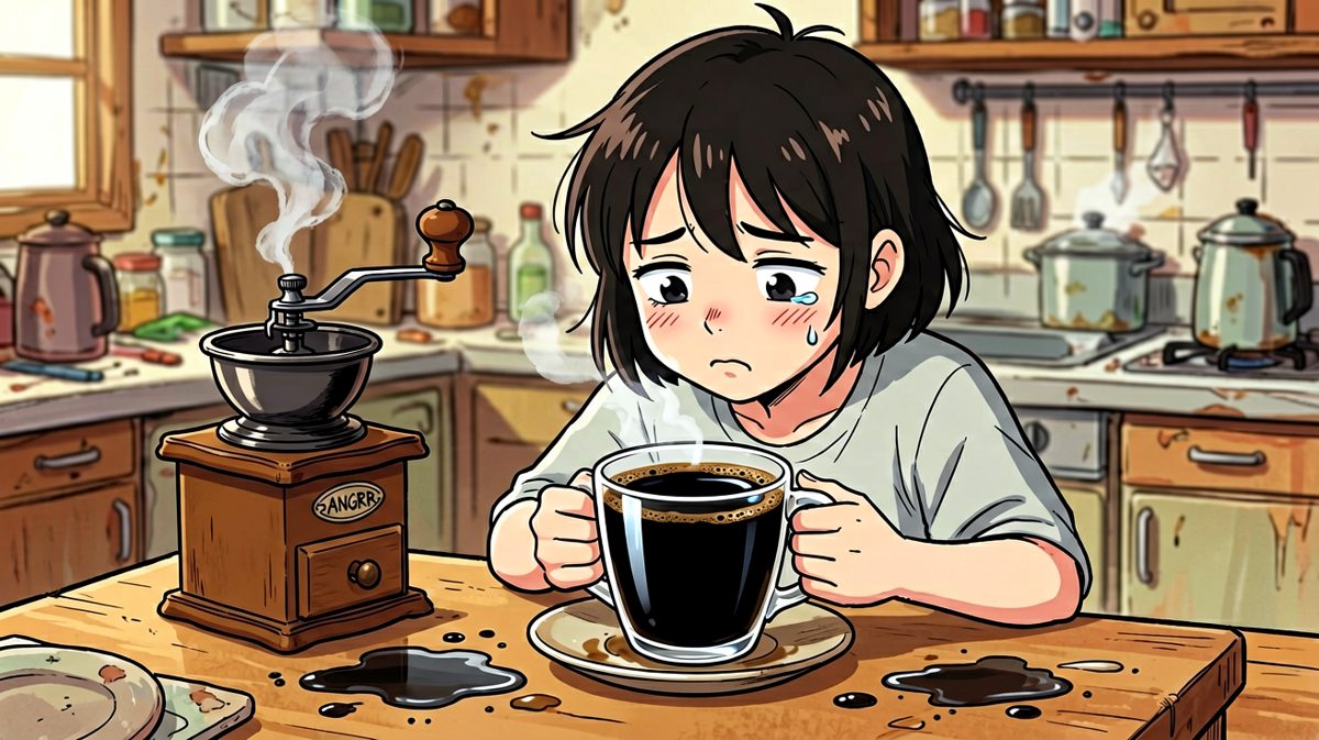 第四格：……至少它是热的。