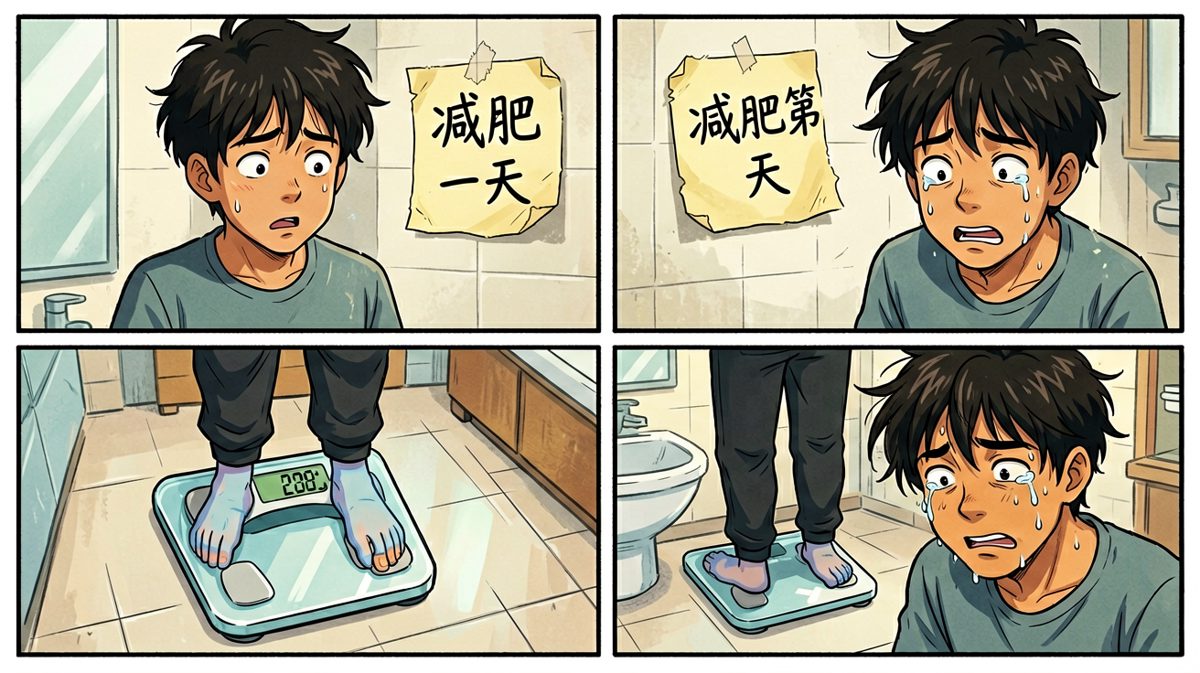 第二天上秤，比减肥前还重了……