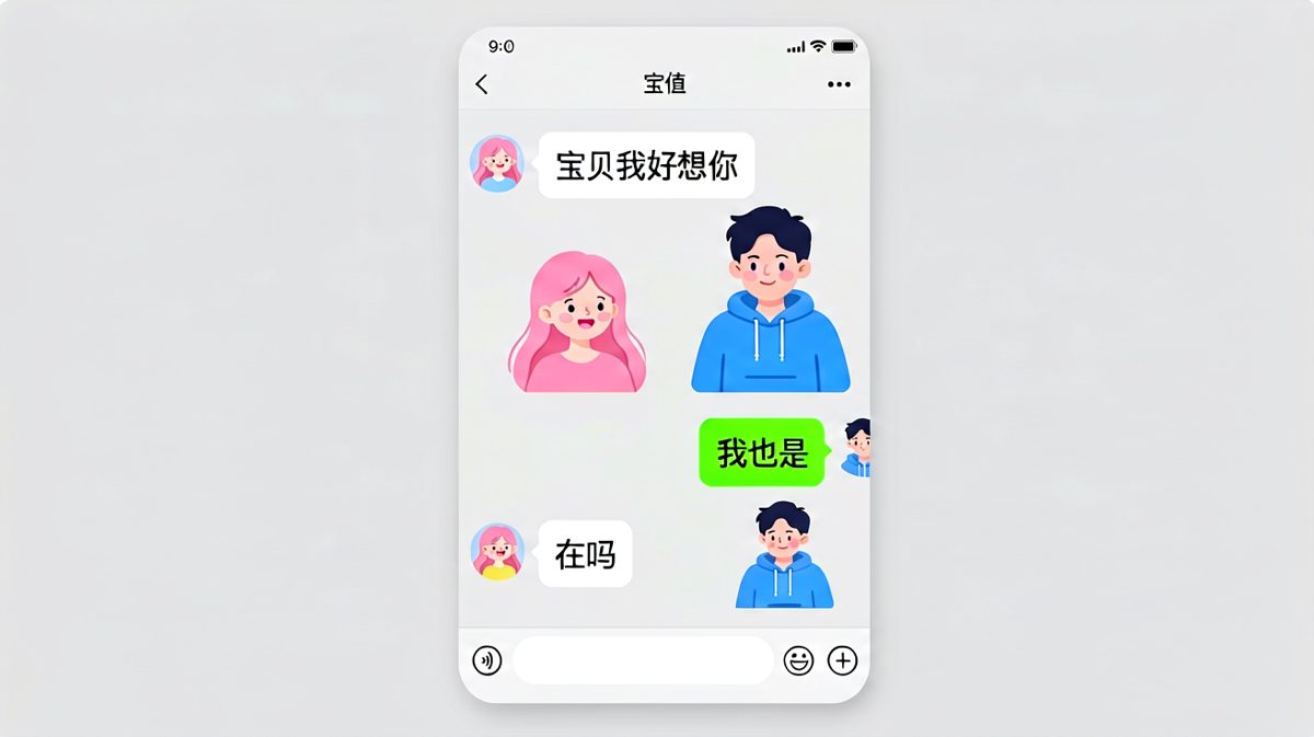 男友已读乱回，一句'在吗'直接破防。