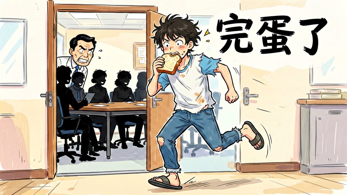 早安，领导！我来……送外卖的