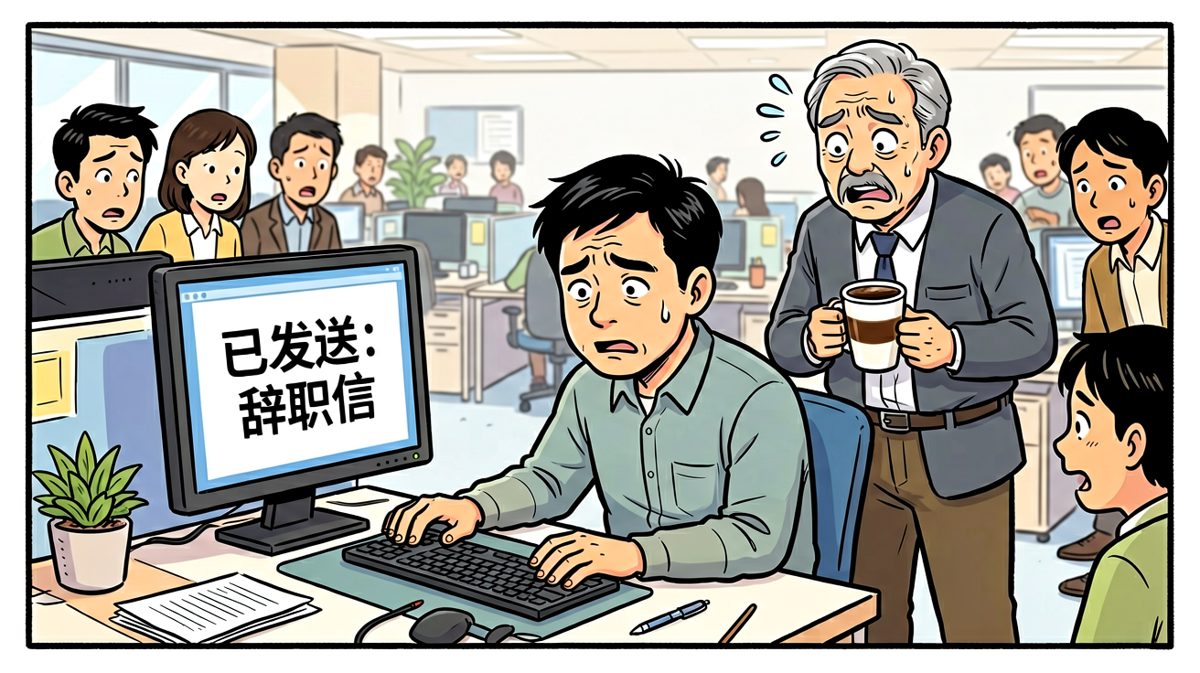 员工：老板，我来辞职了。老板：好啊！员工：下周入职新公司，工资翻倍。老板：……那之前的工资结算一下？