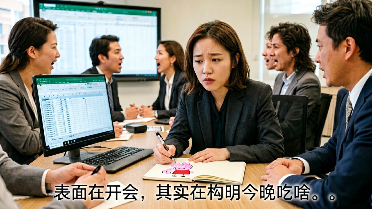 会议桌上的灵魂旅行者