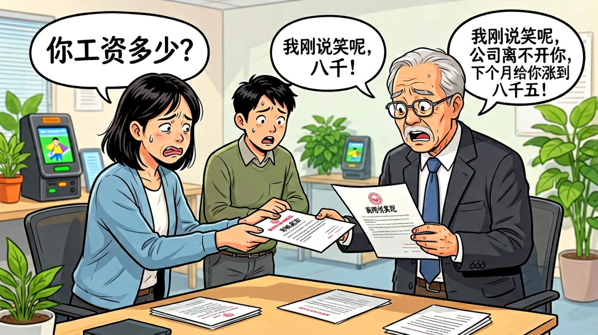 员工提离职是想涨薪，结果老板反向操作——先答应再涨价挽留，打工人反而慌了。