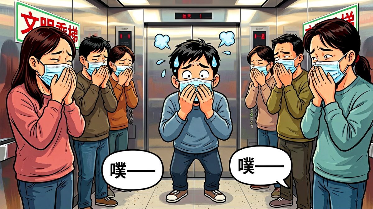 电梯社死现场，地球都不愿原谅我
