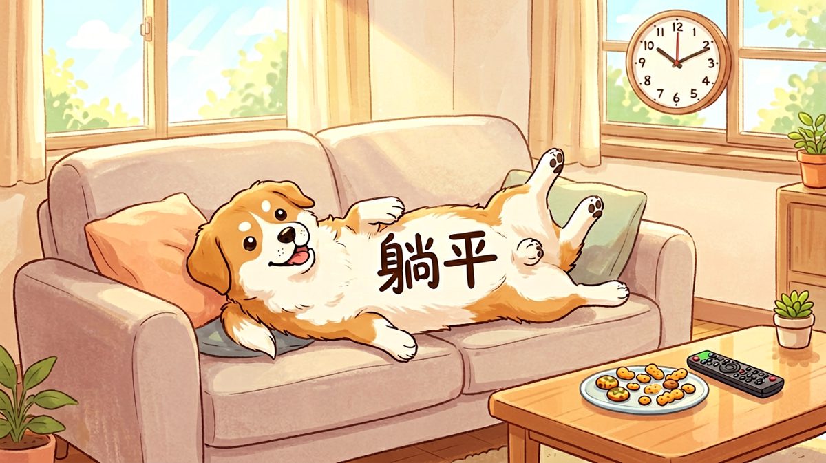 狗的躺平哲学：人生苦短，先睡为敬