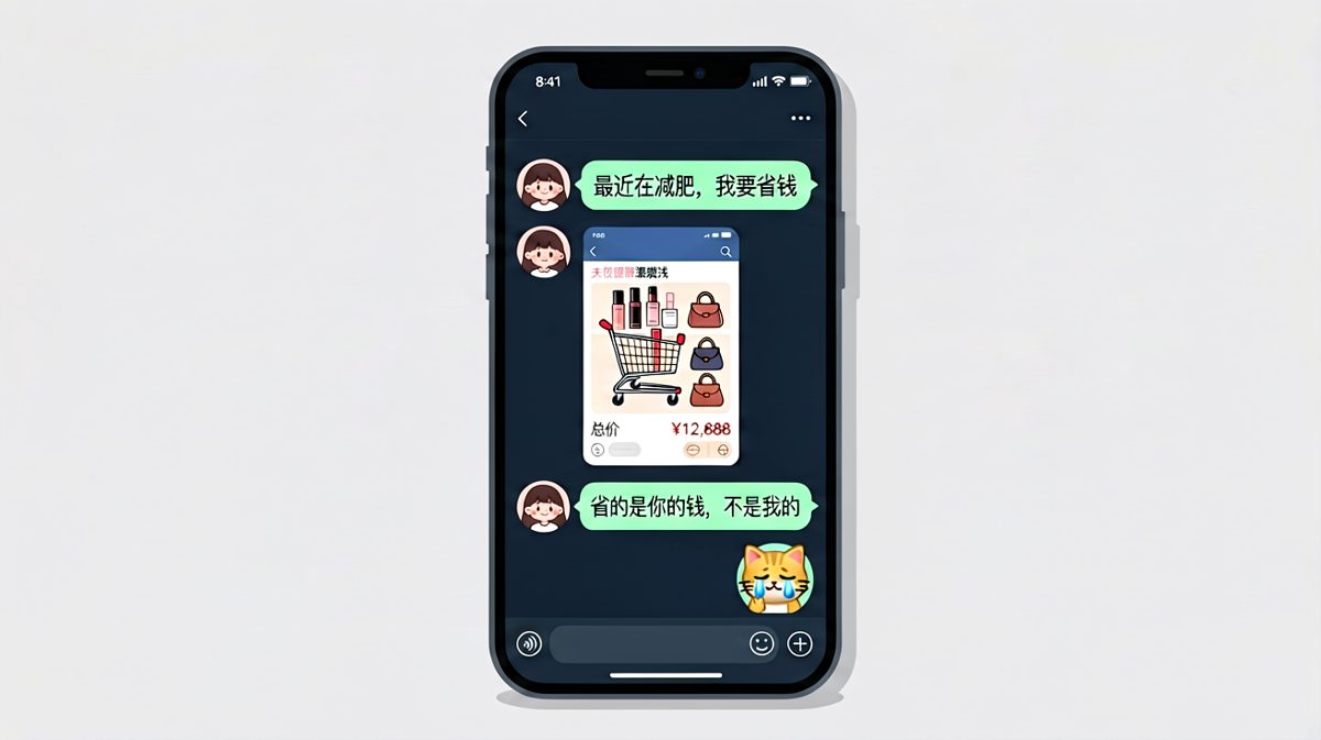 "省钱省到你的钱包，不省到我的购物车"