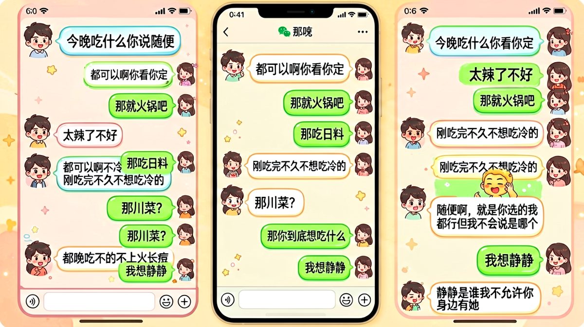 '随便'二字的最高境界：你选的我都不满意