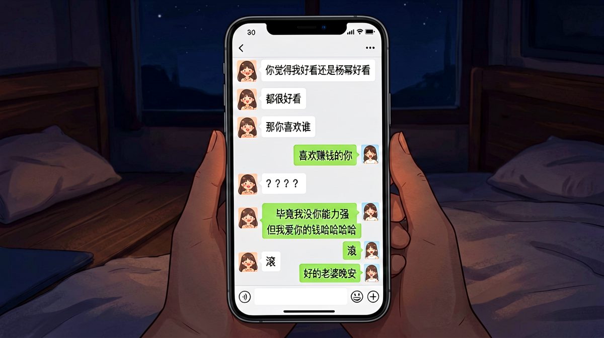 你喜欢我哪一点？喜欢我的钱