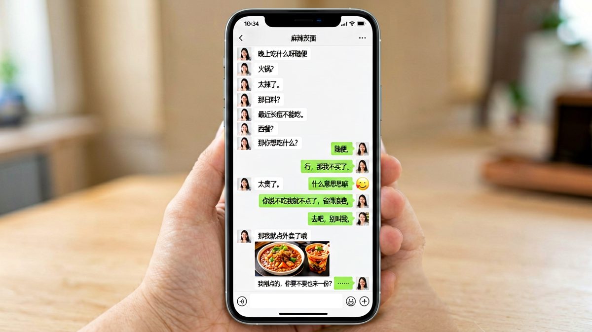 「随便」两个字的终极威力，男友彻底破防