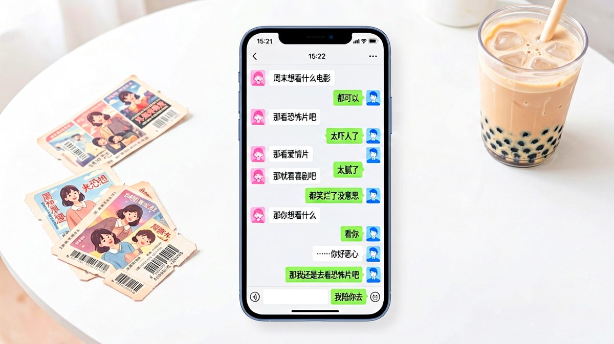 当'随便'遇到'都行'，两个人互相把对方逼到墙角的故事。
