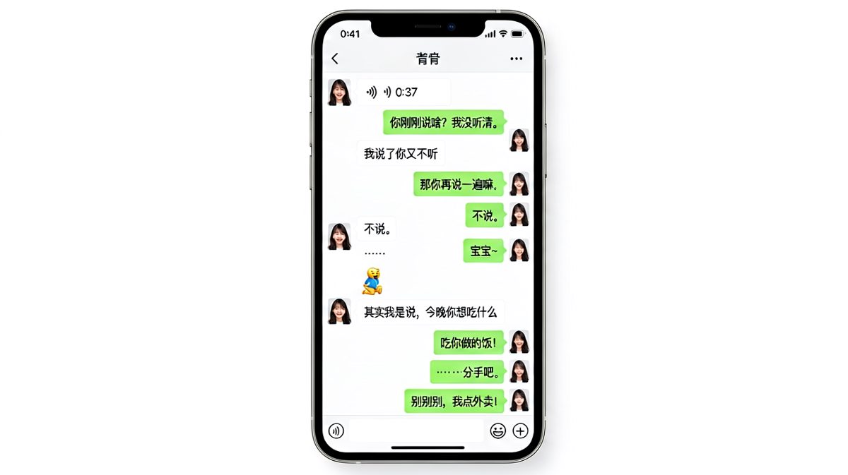语音消息引发的血案，男生凭实力单身
