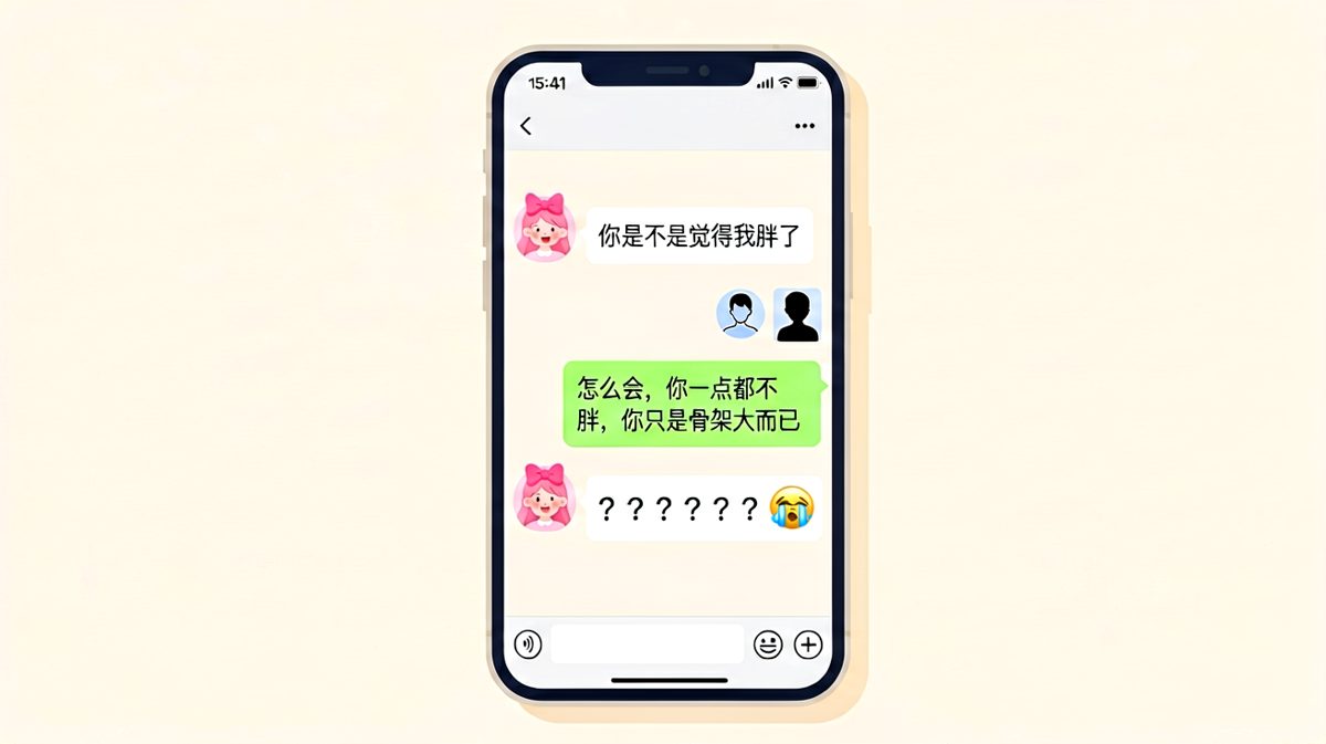 男朋友用专业角度证明她确实胖了