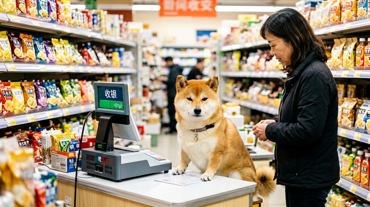 柴犬老板：汪汪！一共十八块五，扫码还是现金？