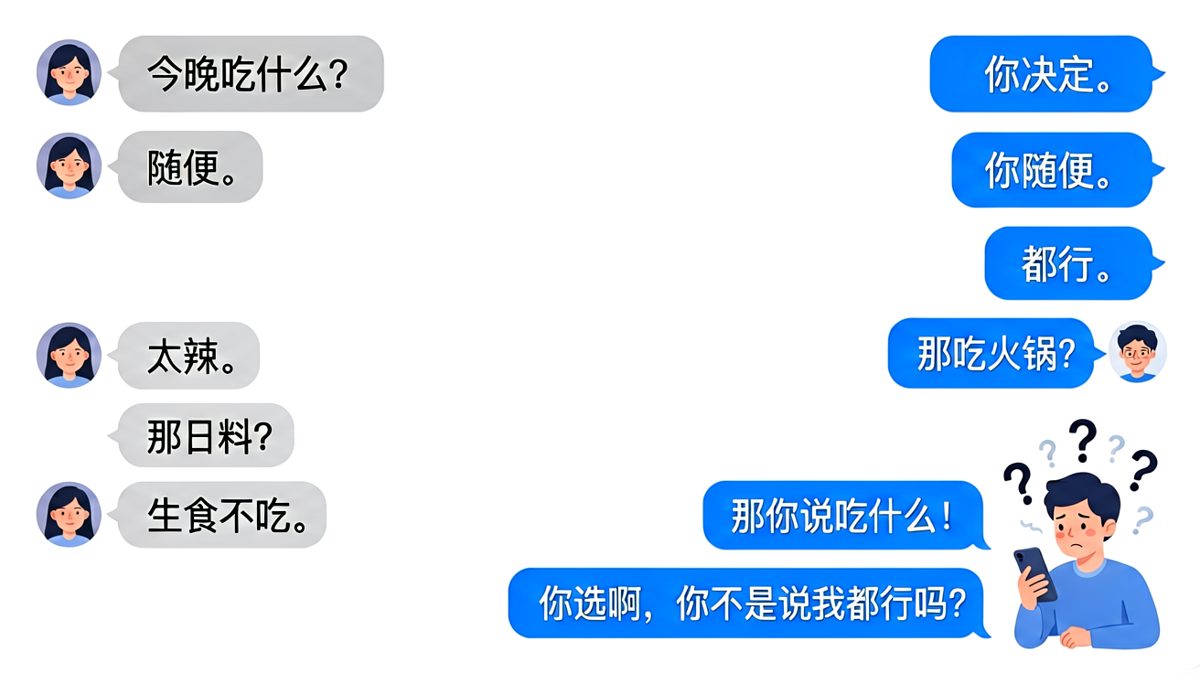 终极哲学题：「随便」到底是什么意思。
