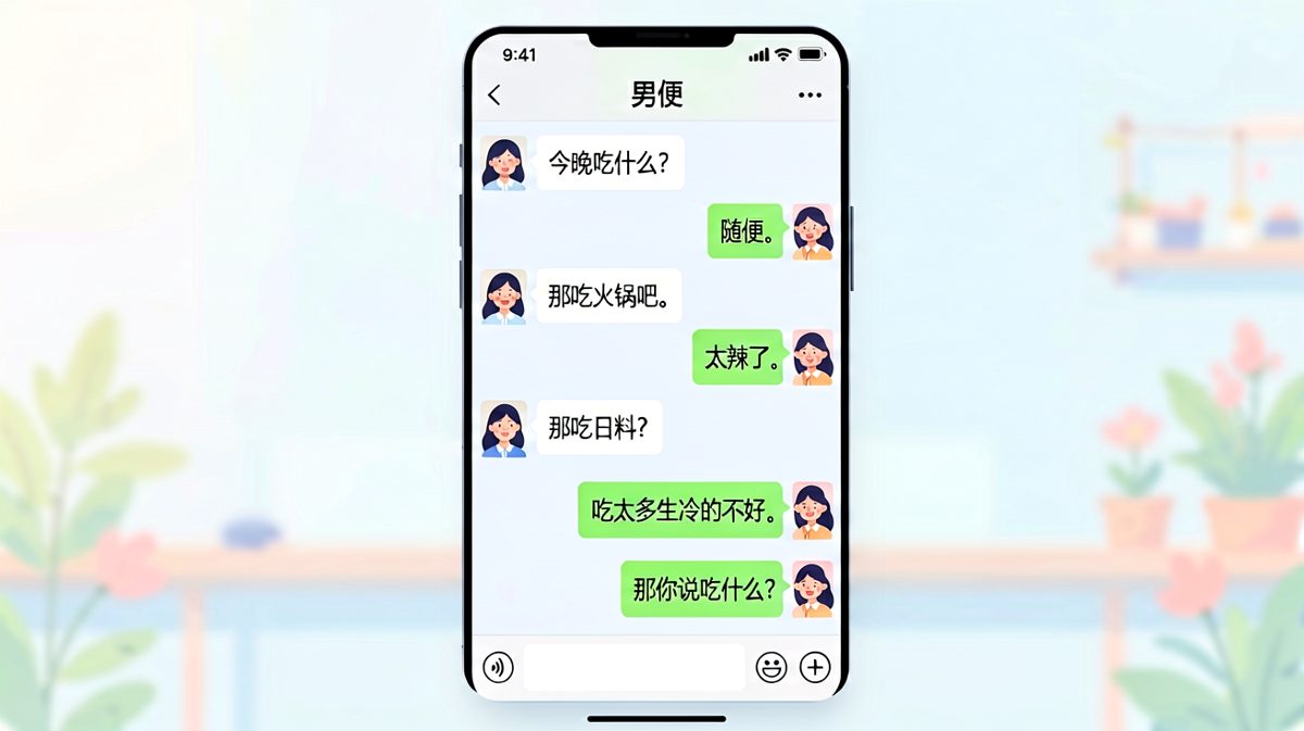 '随便'是情侣间最难破解的加密暗号。