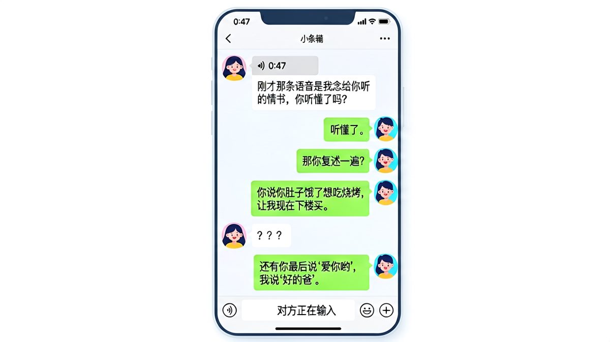 情话变'好的爸'——语音转文字的最惨翻车现场