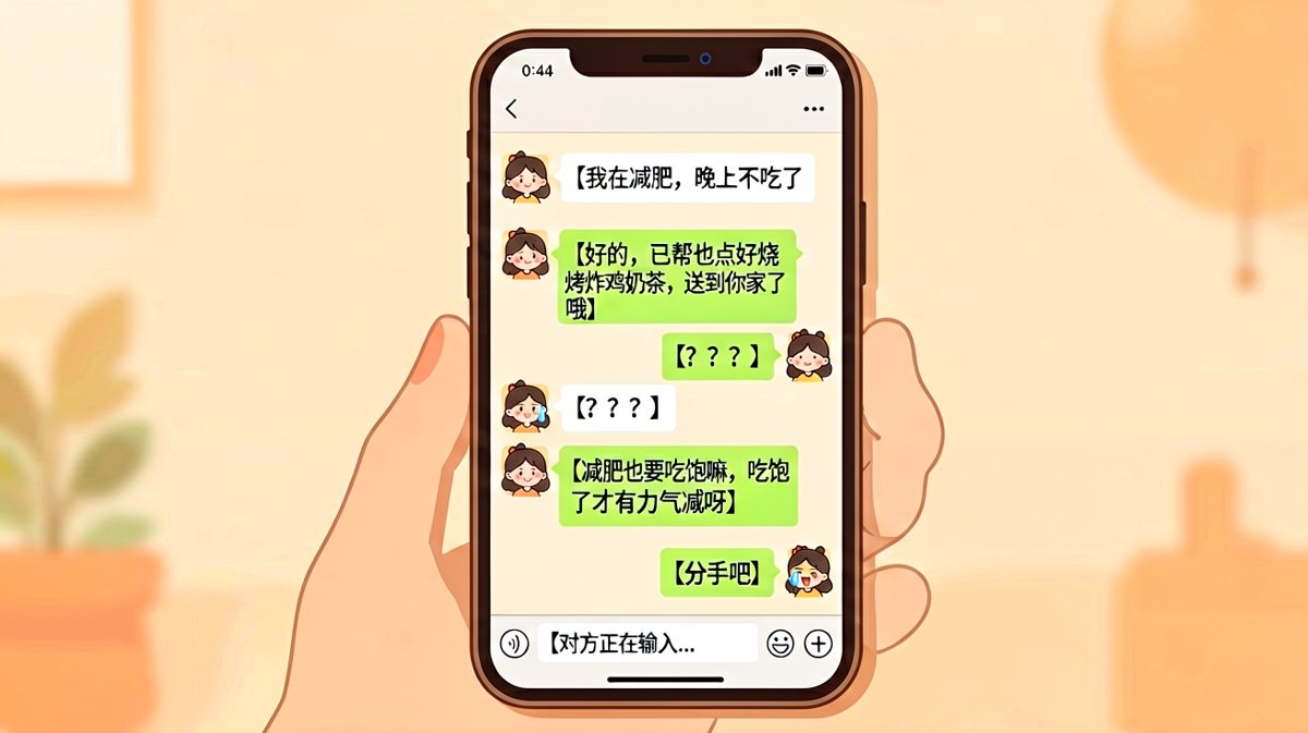 减肥夜的烧烤外卖，爱是让你胖。