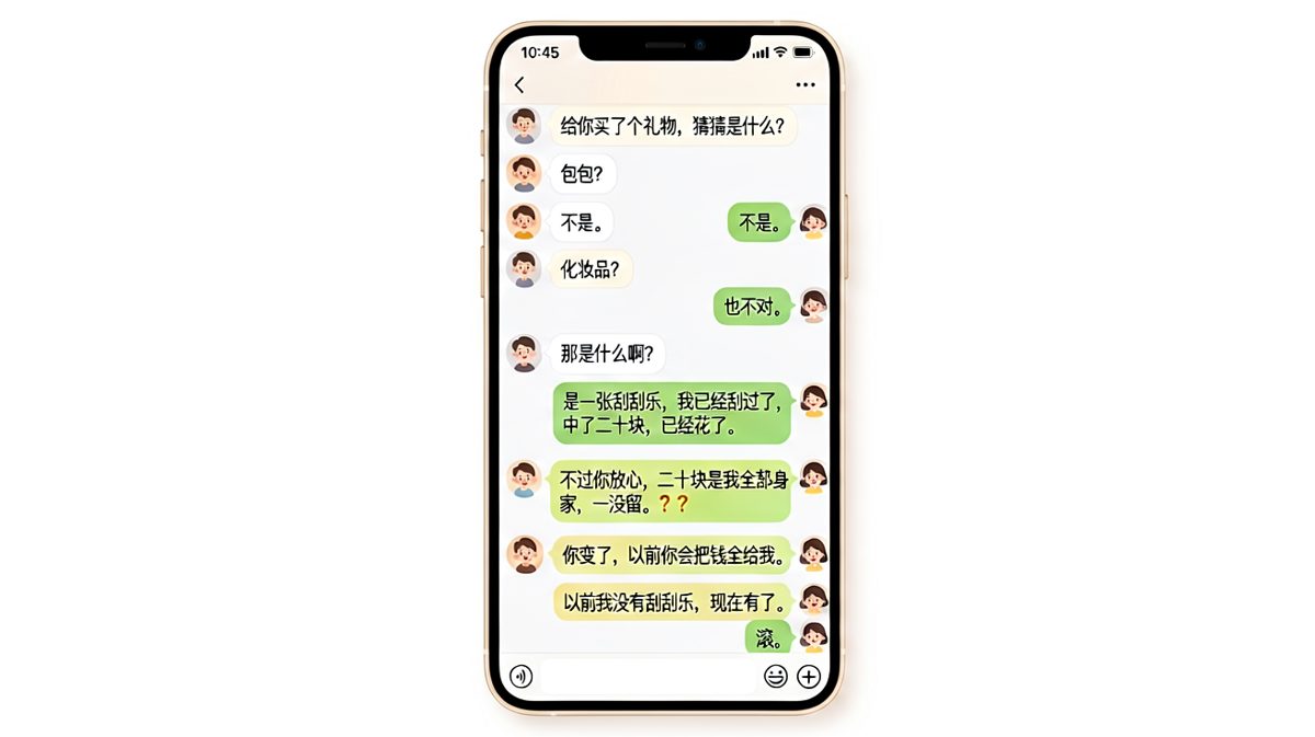 送礼物送出一个段子手男友