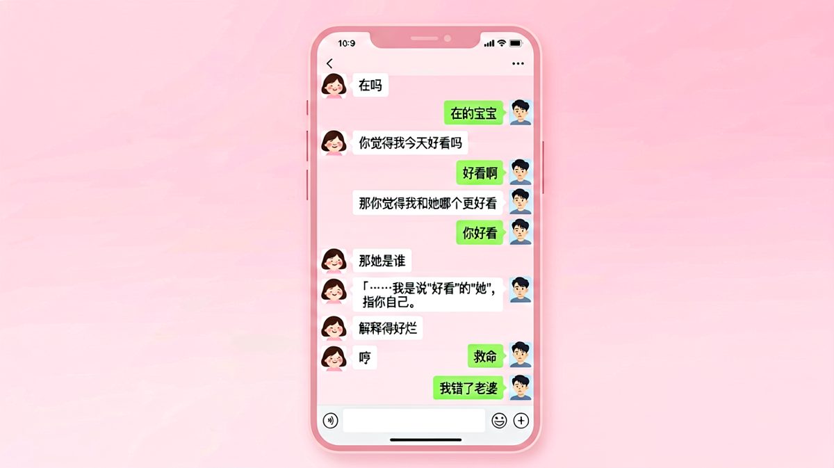 男生以为躲过了送命题，结果踩进了更深的坑