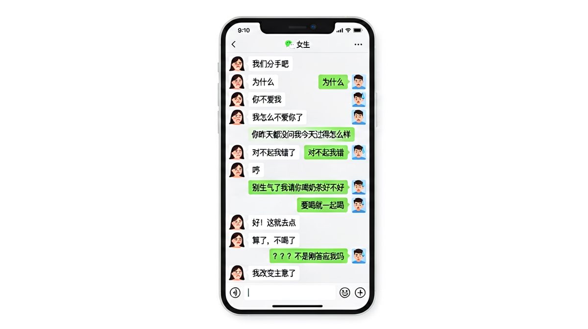 假装分手测试男友，结果把自己绕进去了