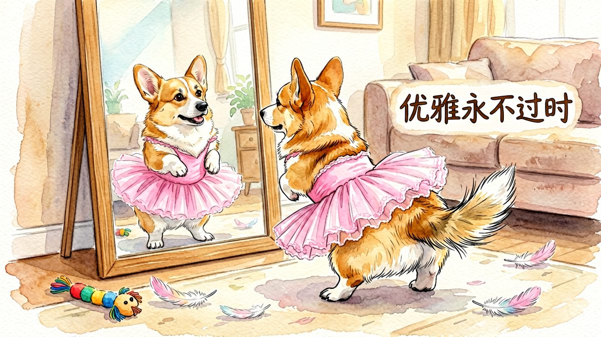 当精致狗子决定转型芭蕾艺术家