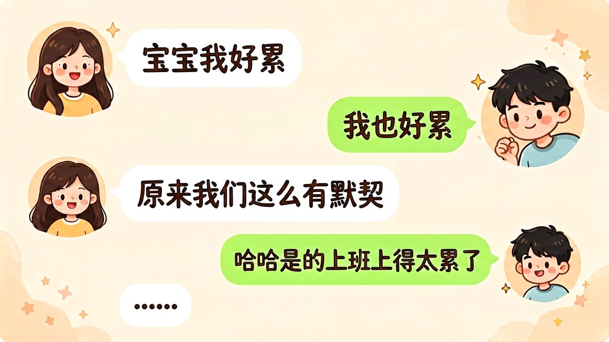 以为是在比惨，结果是都在上班摸鱼